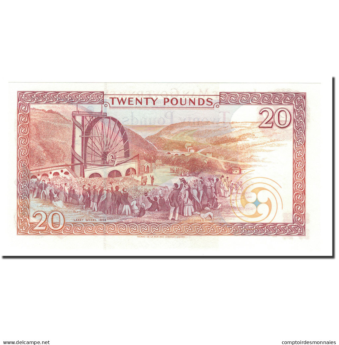 Billet, Isle Of Man, 20 Pounds, Undated (2000), KM:45a, NEUF - 20 Pounds