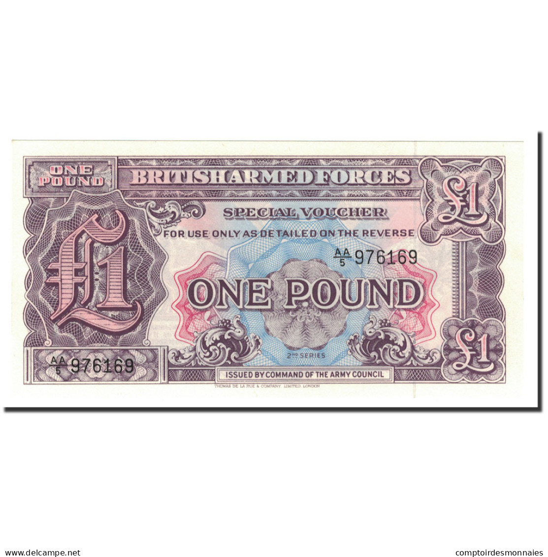 Billet, Grande-Bretagne, 1 Pound, 1948, KM:M22a, NEUF - British Armed Forces & Special Vouchers