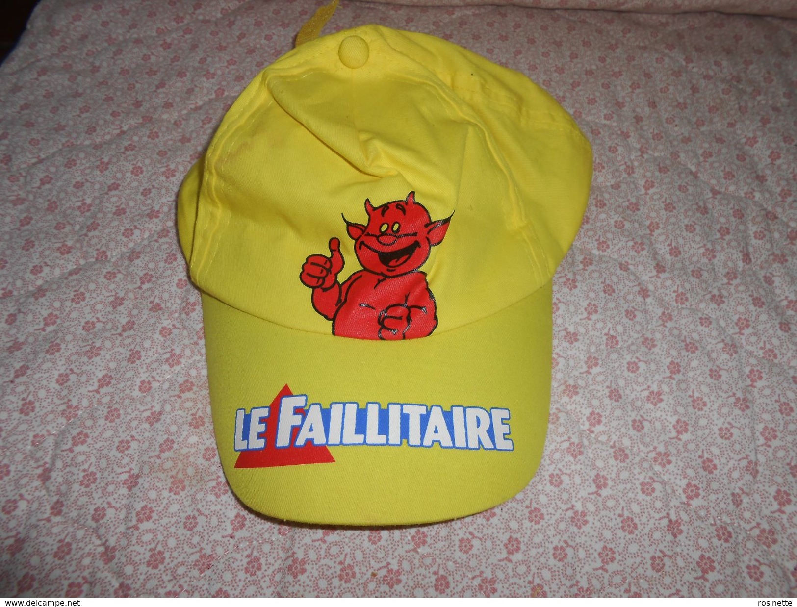 CASQUETTE " Le Faillitaire" Décor Diable ( Occasion) - Caps
