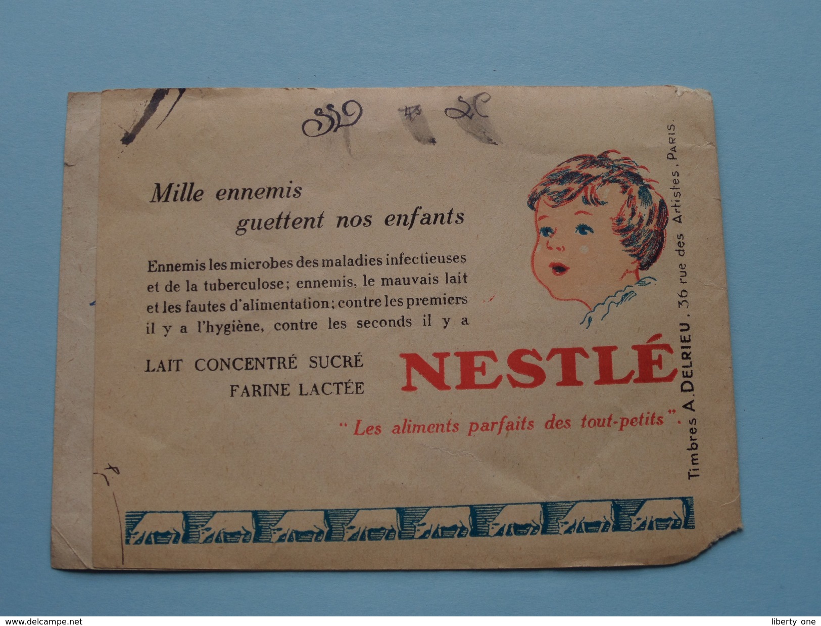 Comité National De Défense Contre La TUBERCULOSE Paris - Nestlé 1930 Farine Lactée ( Voir Photo ) ! - Seals Of Generality