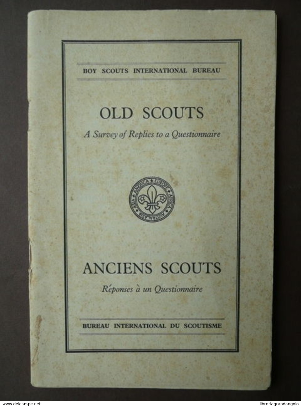 Scoutismo Testo Bilingue Anciens Scouts Old Scouts  Londra 1949 Baden Powell - Unclassified