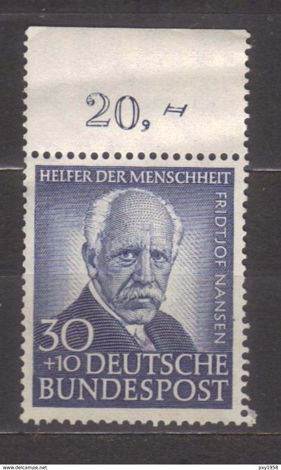 6800- Germany , Deutschland 1953 Michel 176  ** Mnh - Unused Stamps