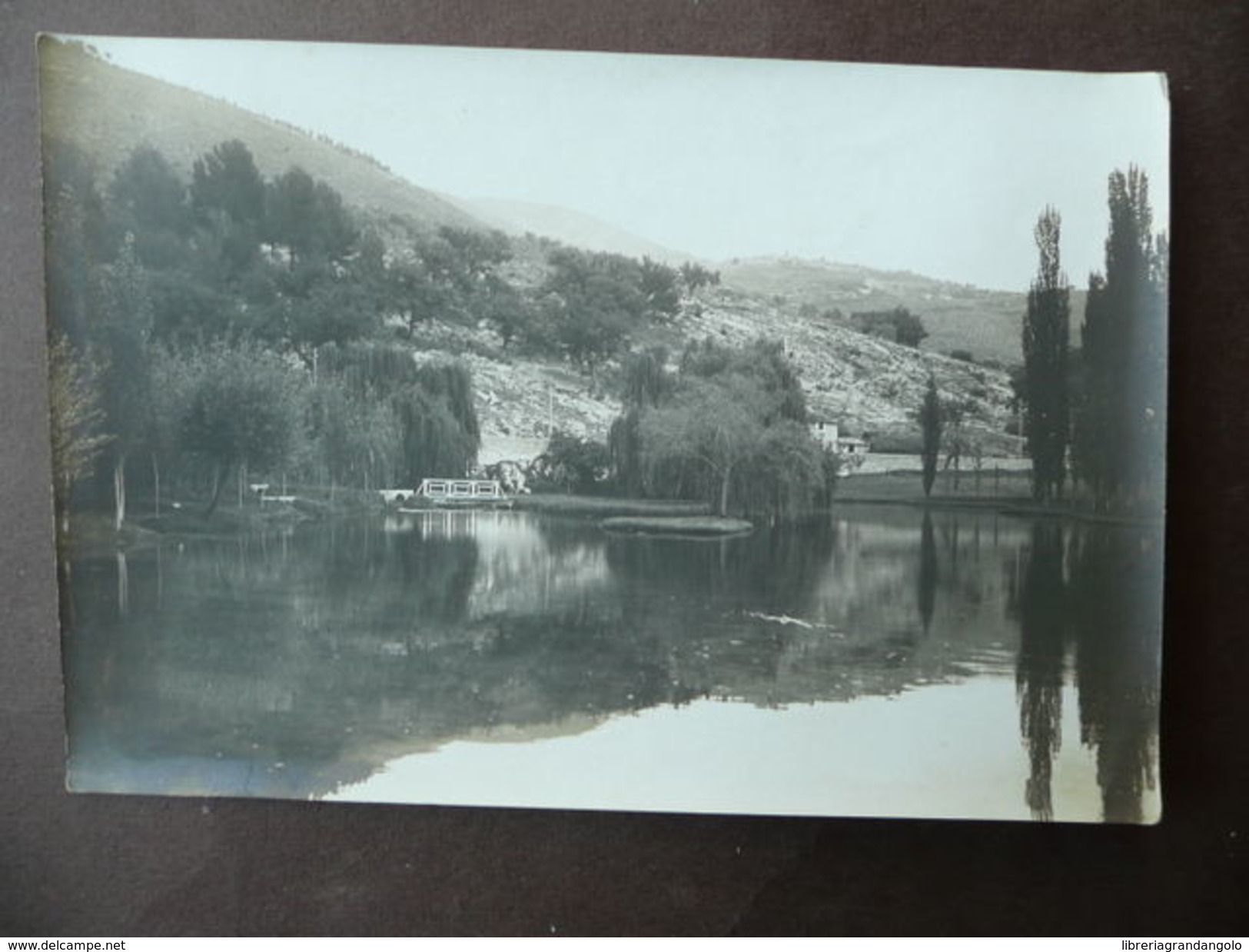 Fotografia Originale Antica Fonti Clitunno Campello Spoleto '900 Umbria Perugia - Altri & Non Classificati