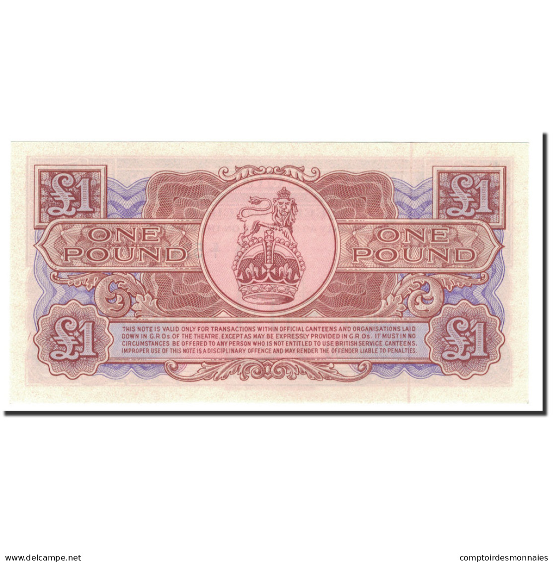 Billet, Grande-Bretagne, 1 Pound, 1956, KM:M29, NEUF - Forze Armate Britanniche & Docuementi Speciali