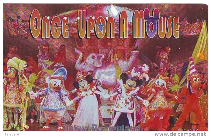 Télécarte  Dorée Japon DISNEY * 110-209944 *(4730)  ONCE UPON A MOUSE * Japan Phonecard * TK - Disney