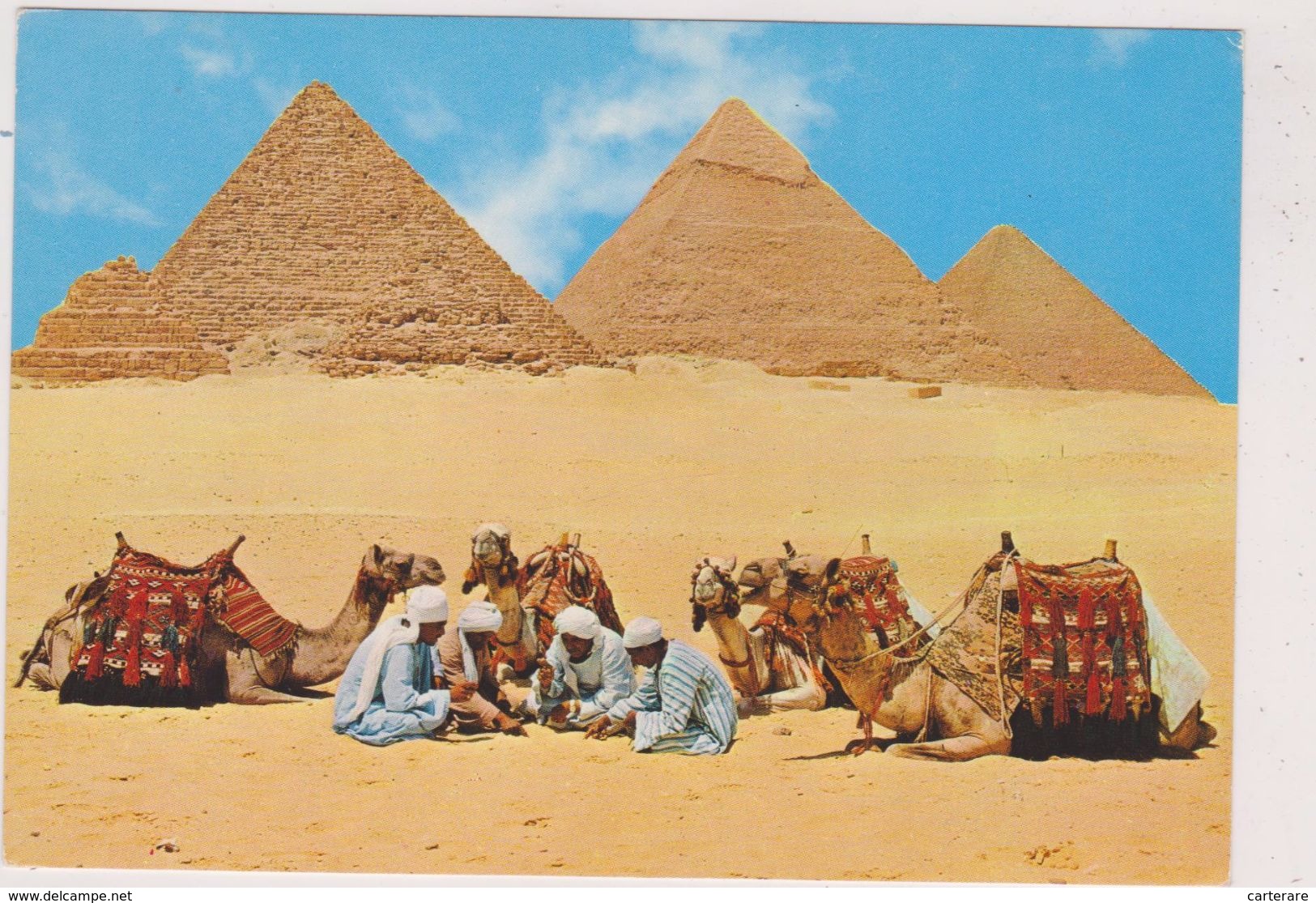 AFRIQUE,EGYPTE,EGYPT PRES DES PYRAMIDES,pyramids,repos, Pauses Avec Chameaux,chameau,désert,photo Lehnert Landrock - Other & Unclassified