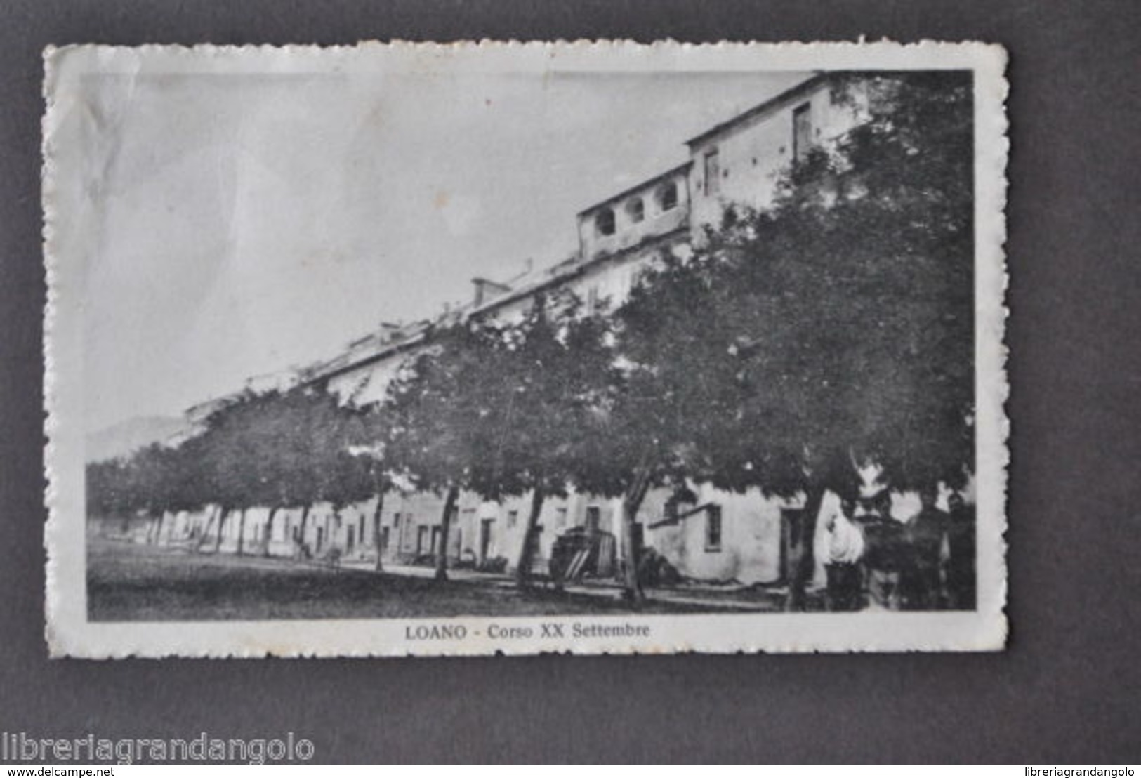 Cartoline Liguria Savona Loano Abitazioni Corso XX Settembre Animata 1922 - Savona