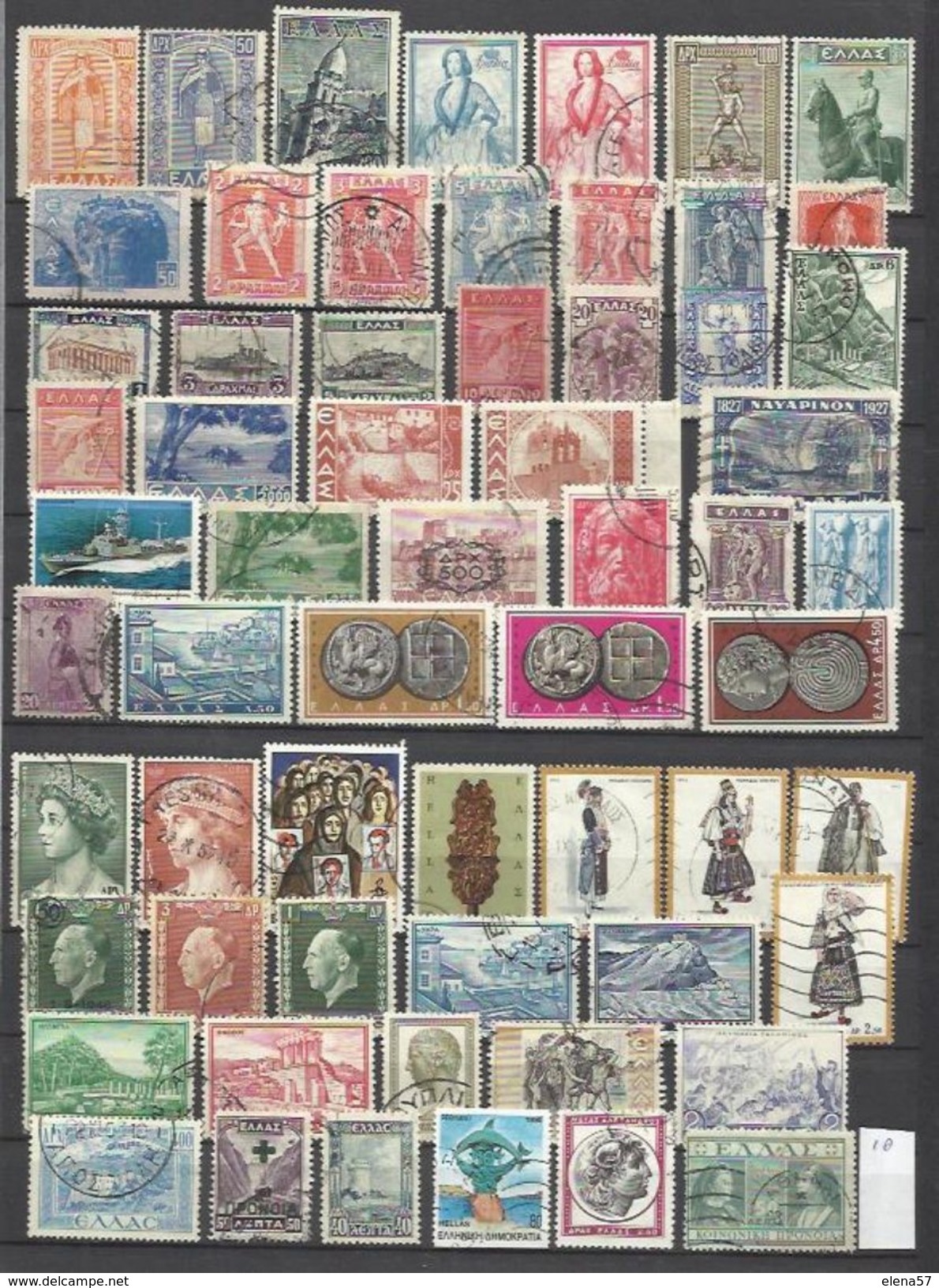 G258-LOTE SELLOS GRECIA SIN TASAR,SIN REPETIDOS,ESCASOS.GREECE STAMPS LOT WITHOUT PRICING WITHOUT REPEATEDGRIECHENLAND - Collections
