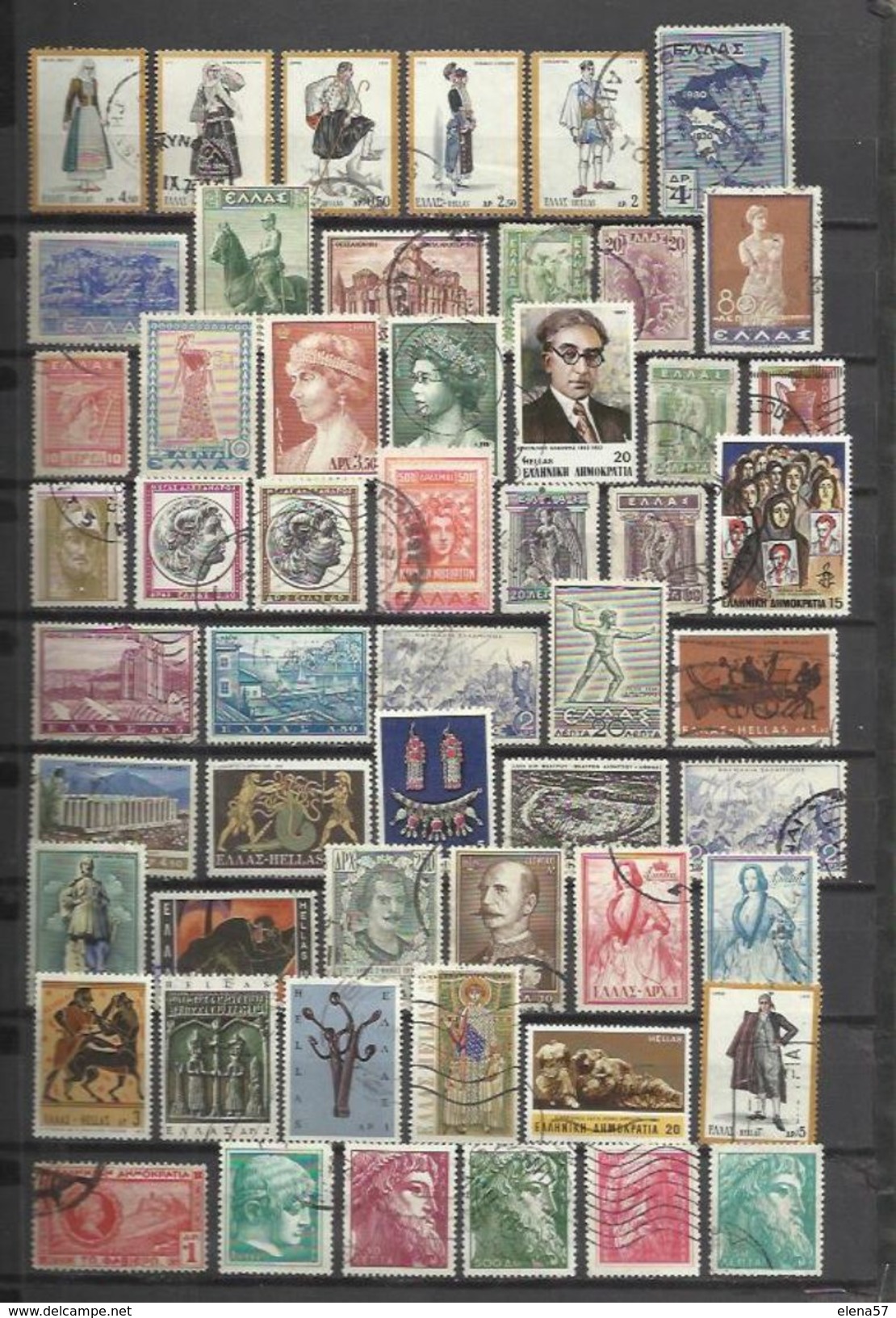 G260-LOTE SELLOS GRECIA SIN TASAR,SIN REPETIDOS,ESCASOS.GREECE STAMPS LOT WITHOUT PRICING WITHOUT REPEATEDGRIECHENLAND - Collections