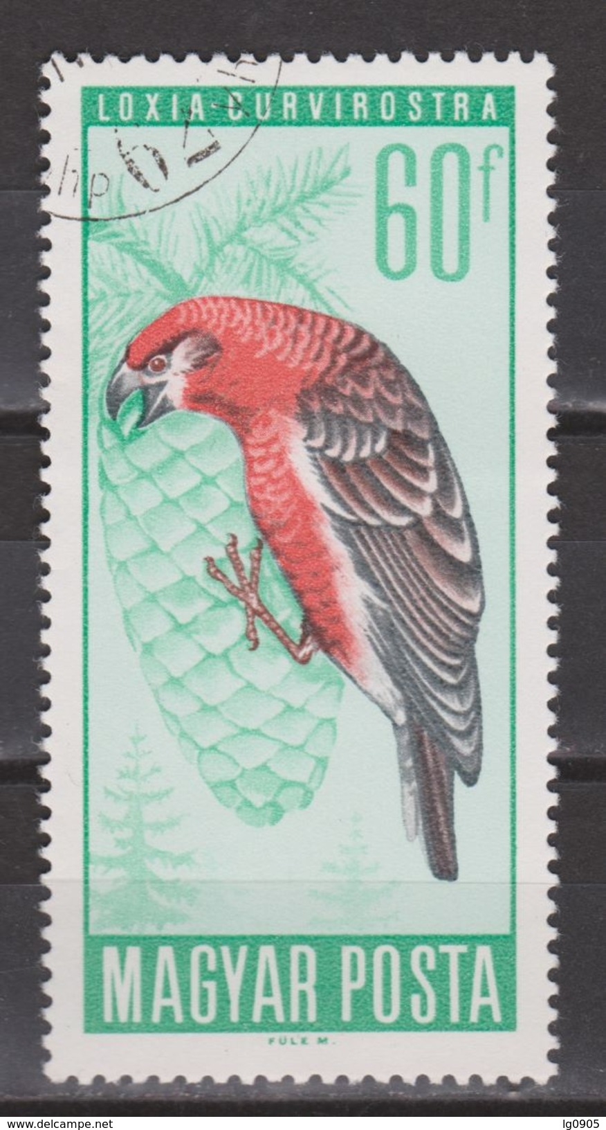 Hongarije, Hungary, Ungarn, Magyar Used ; Parod Parkiet NOW MANY BIRD STAMPS FOR SALE - Perroquets & Tropicaux