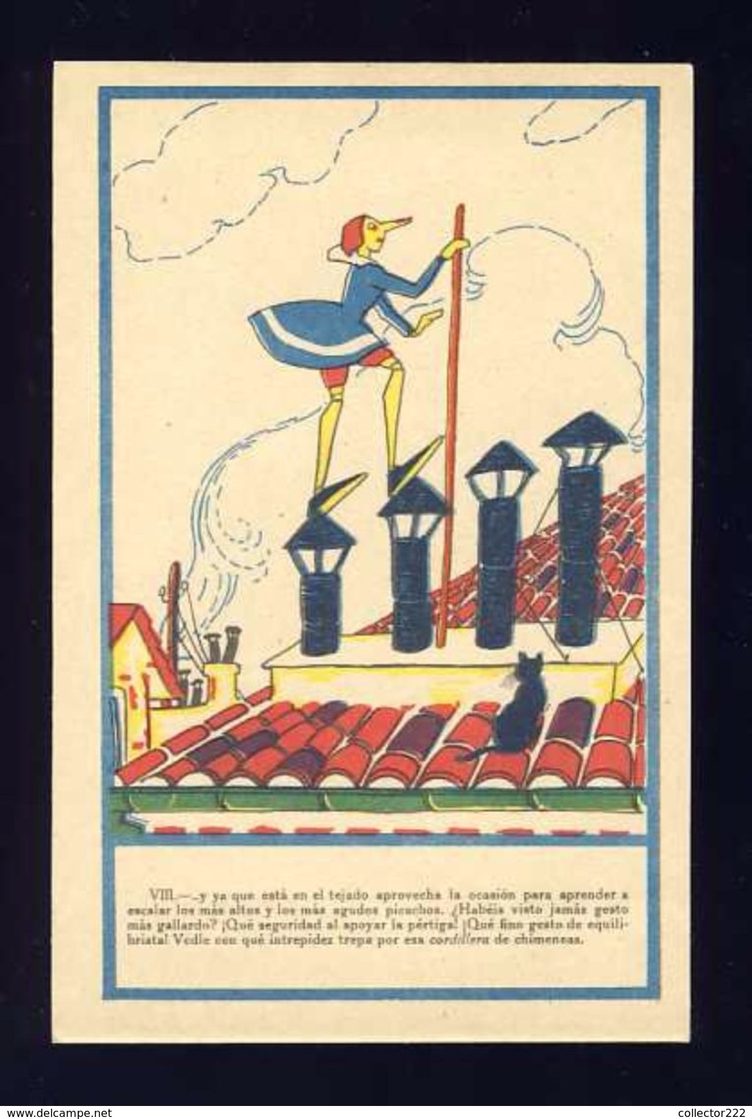 Carte Postale Illustree: PINOCCHIO (Ref. 108697) - 1900-1949