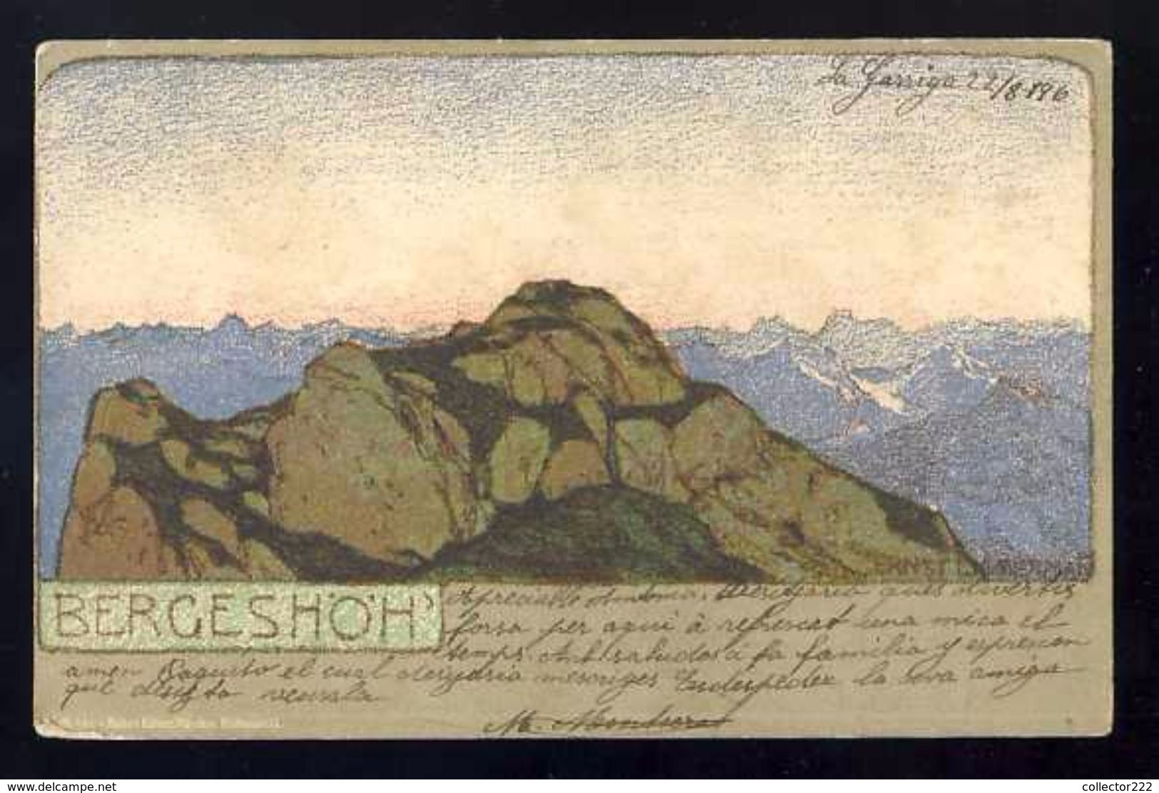 Carte Postale Illustree: Ernst Liebermann: Bergeshöh. Art Nouveau (Ref. 109811) - Liebermann, Ernst