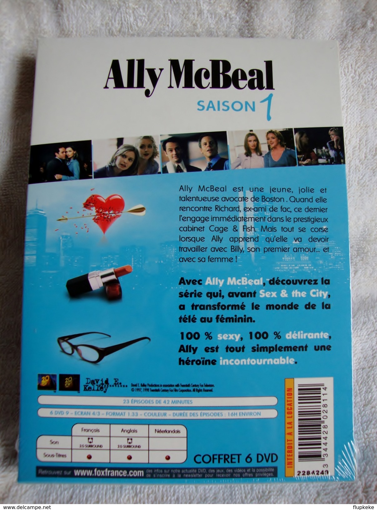 Dvd Zone 2 Ally McBeal intégrale des 5 saisons neuf & scellé  vf+Vostfr