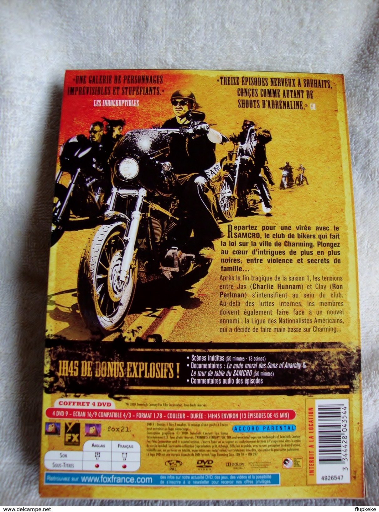 Dvd Zone 2 Sons Of Anarchy - Saison 2 (2009) Vf+Vostfr - TV-Reeksen En Programma's