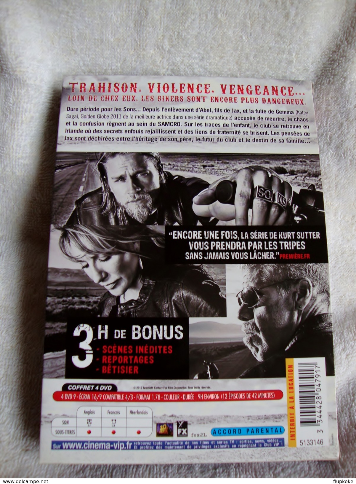 Dvd Zone 2 Sons Of Anarchy - Saison 3 (2010) Vf+Vostfr - Séries Et Programmes TV