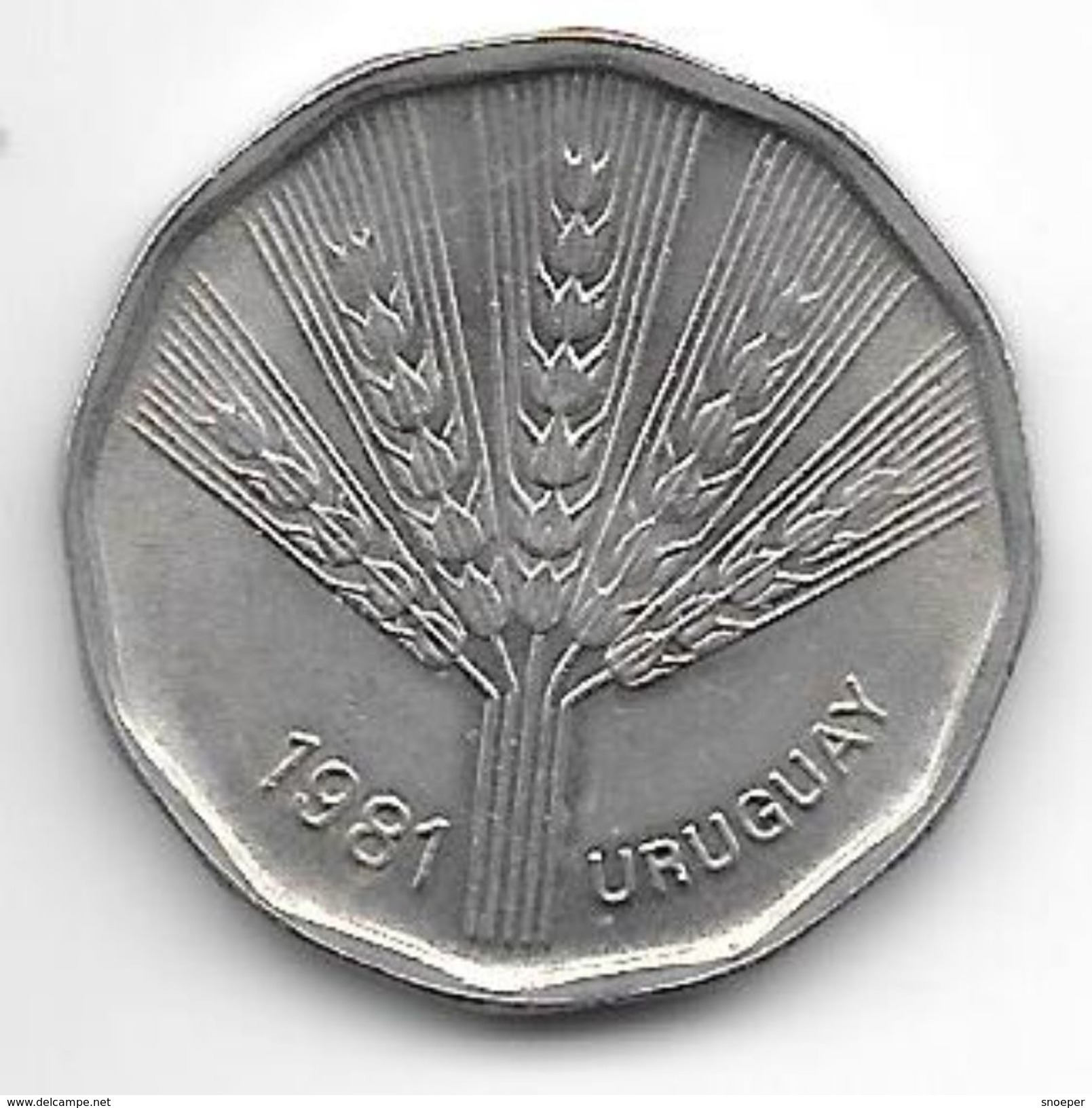 *uruguay 2 PESOS  1981  Km 77   Bu - Uruguay