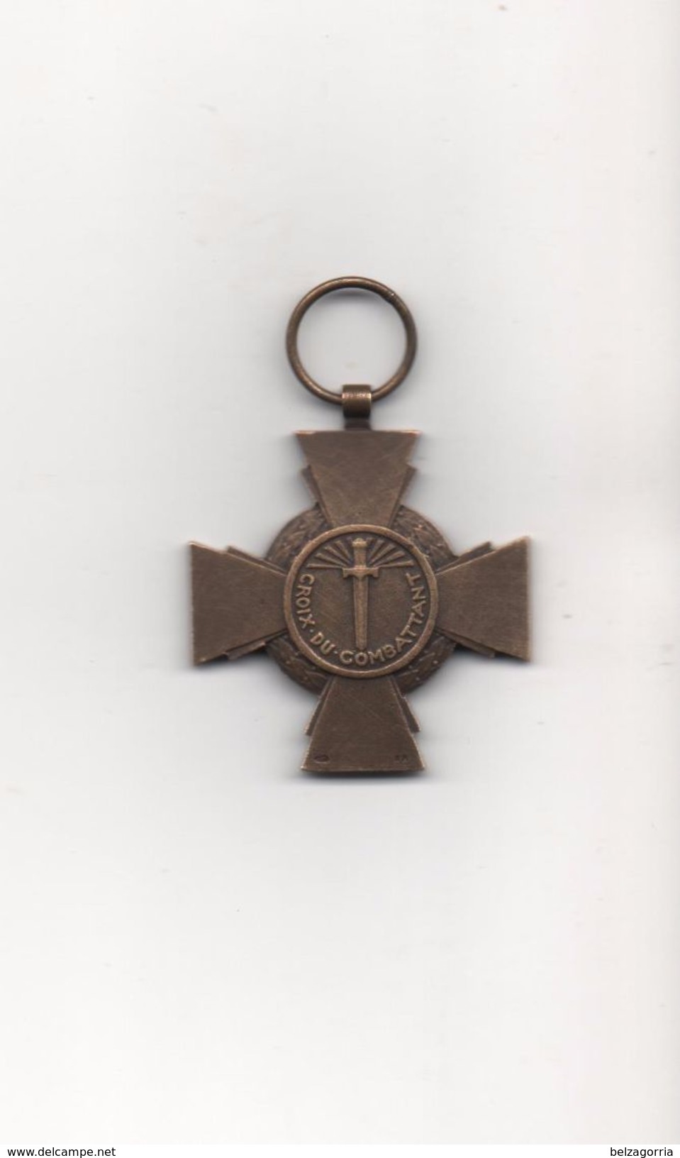 MEDAILLE  CROIX DU COMBATTANT -  1914 - 1918   ( Sans Ruban ) Poinçon Bronze - Frankrijk