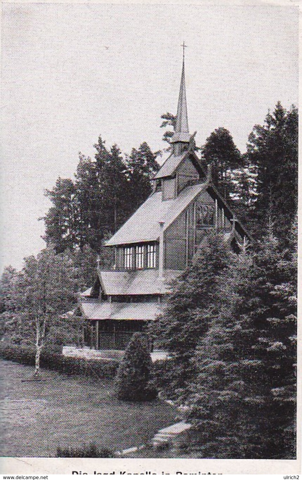 Aus Zeitung: Insterburg - Luther. Kirche - Ums.: Rominten - Jagd-Kapelle - Ostpreussen -ca. 1930 - 7*11cm (29798) - Travel & Entertainment