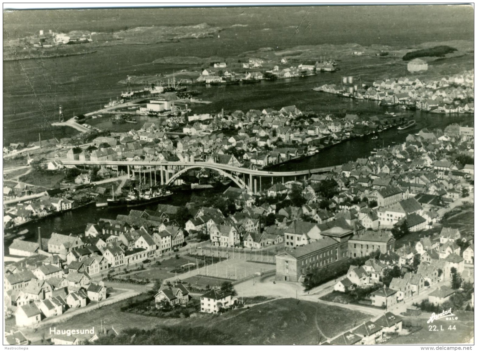 NORGE  NORWAY  NORVEGIA  HAUGESUND  Panorama  Bridge - Norway