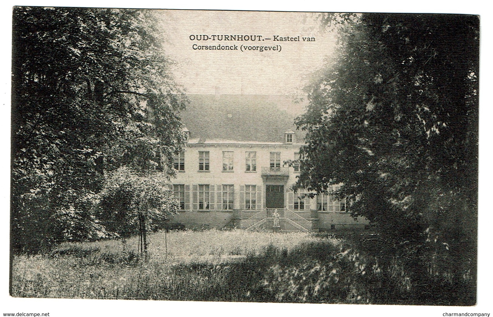 Oud-Turnhout - Kasteel Van Corsendock (voorgevel) - Uitg. Van Mierlo Andriesen - 2 Scans - Oud-Turnhout