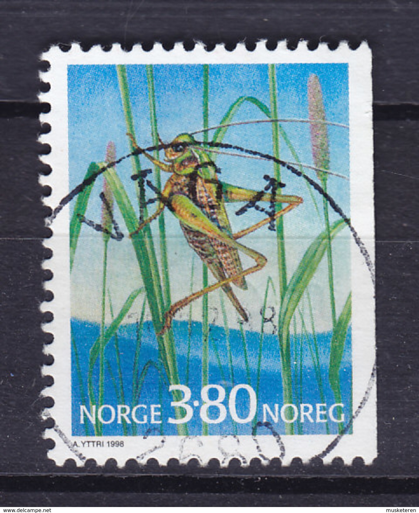 Norway 1998 Afa 1274Cv Græshoppe DELUXE Cds. VÅGÅ - Gebraucht