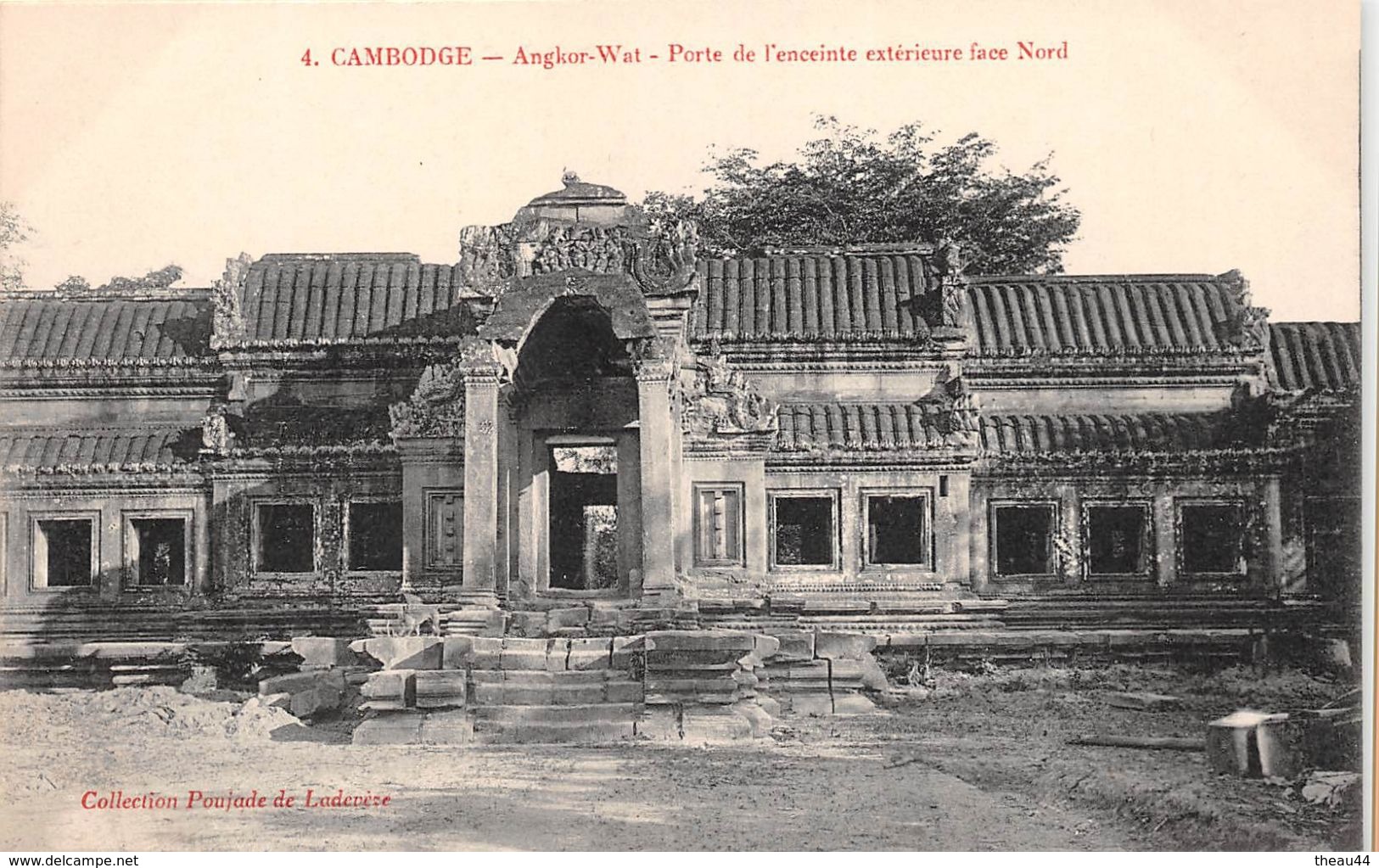 CAMBODGE -  ANGKOR-WAT - Porte De L'Enceinte Extérieure Face Nord - Cambodge