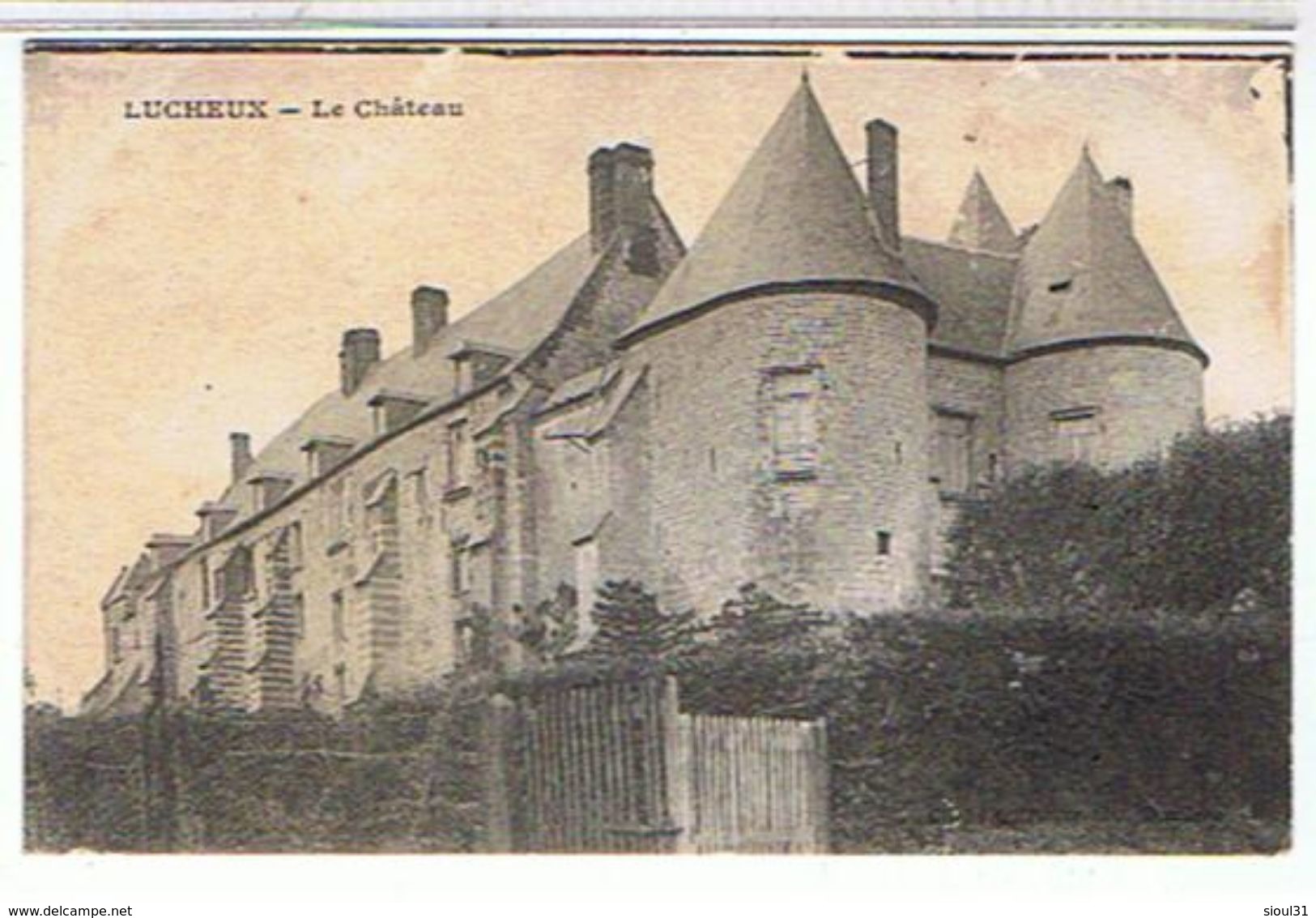 80.. LUCHEUX   LE CHATEAU     BE  ZZ311 - Lucheux