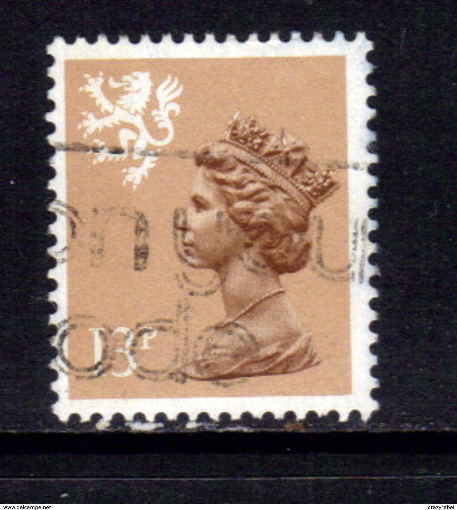 Scotland GB 1986 13p Pale Chestnut Machin Type 2 SG S 53 ( A682 ) - Scotland