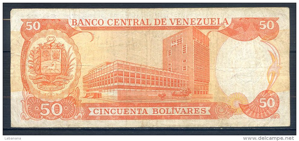 506-Venezuela Billet De 50 Bolivares 1992 V152 - Venezuela