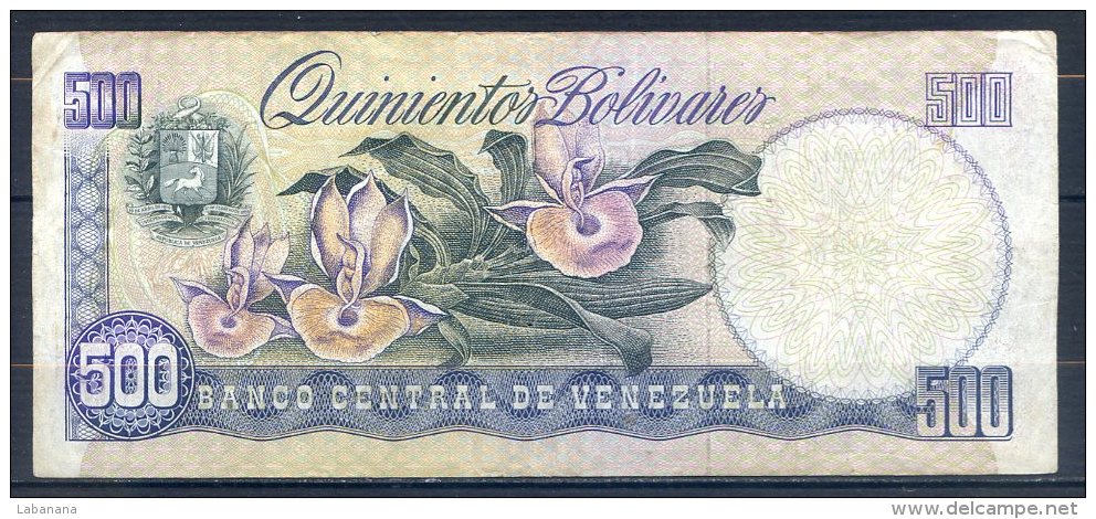 506-Venezuela Billet De 500 Bolivares 1981 A290 - Venezuela