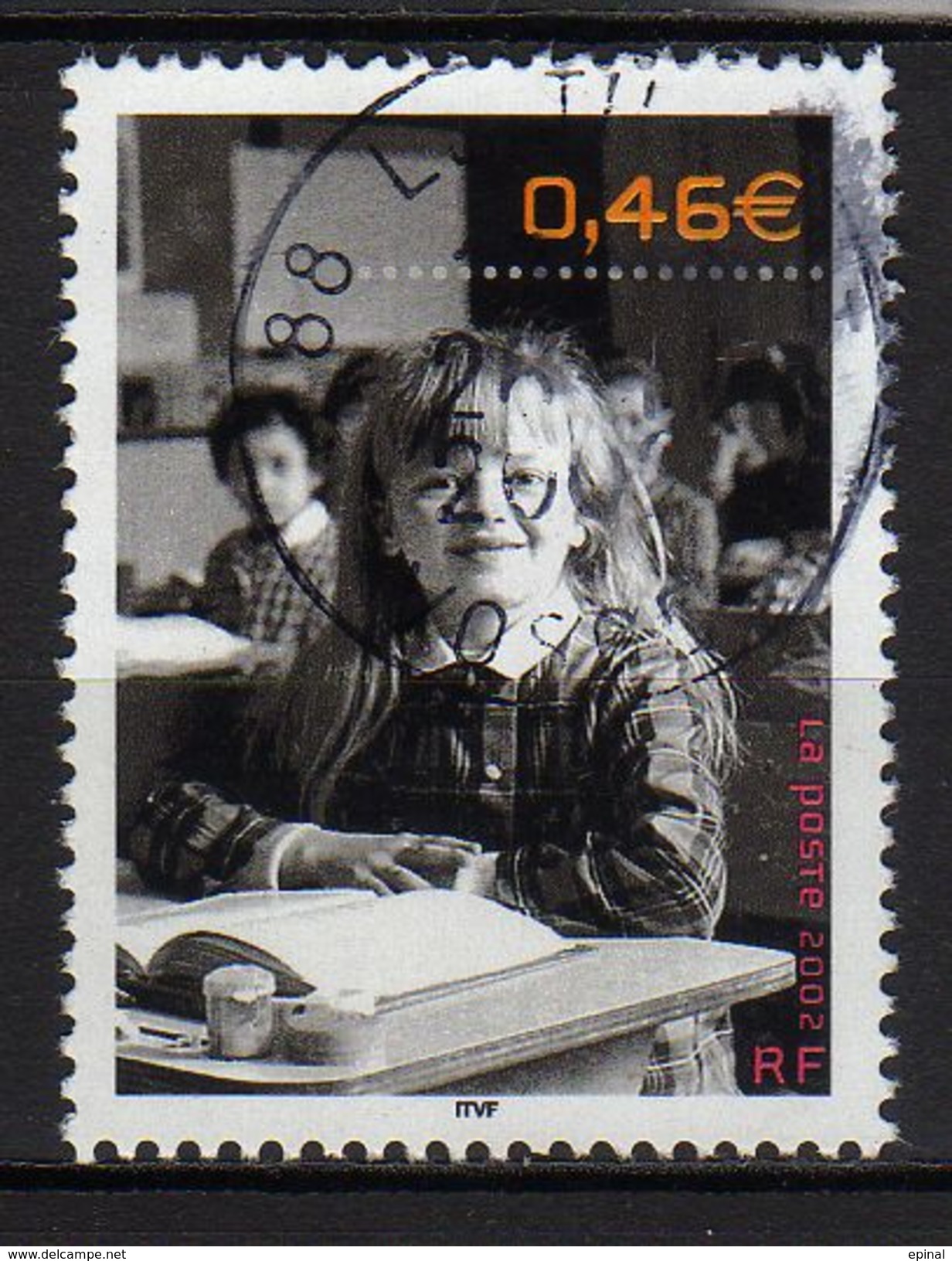 FRANCE : N° 3522 Oblitéré "TàD Rond"(Le Siècle Au Fil Du Timbre : "Sur Les Bancs De L´école") - PRIX FIXE - - Oblitérés