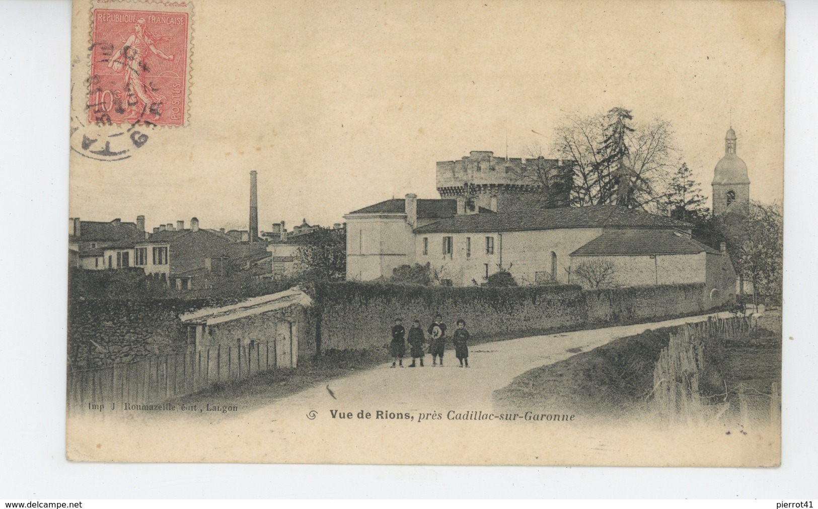 Vue De RIONS Près CADILLAC SUR GARONNE - Autres & Non Classés