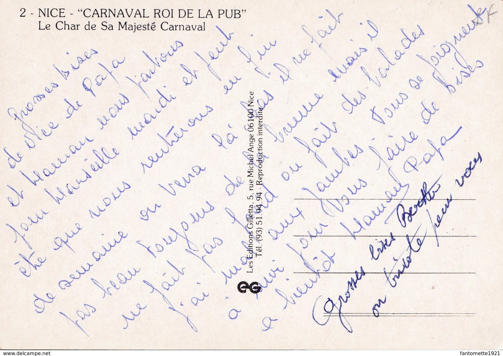 NICE CARNAVAL ROI DE LA PUB (dil319) - Carnevale