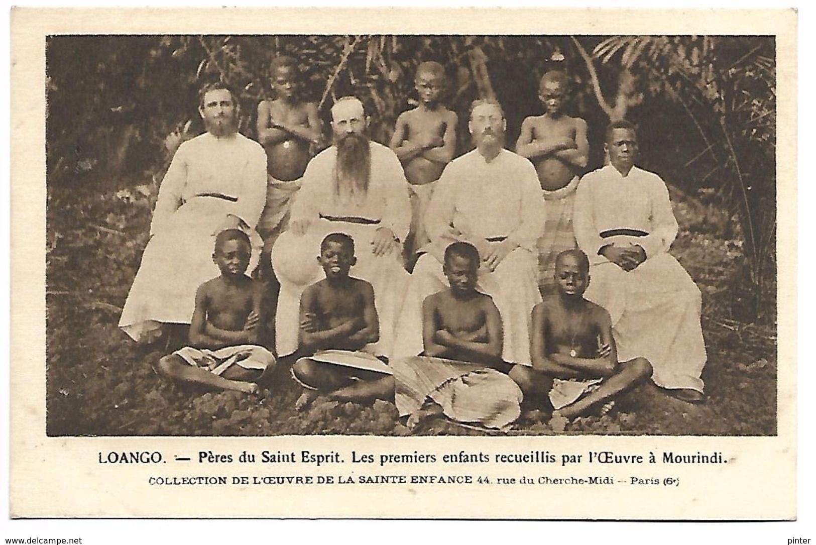 CONGO - LOANGO - Père Du Saint Esprit - Les Premiers Enfants Recueillis Par L'Oeuvre à Mourindi. - Congo Français