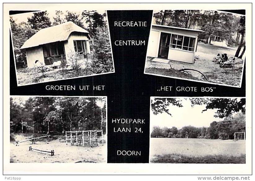 ** Set Van 2 Kaarten ** NEDERLAND Holland ( Utrecht ) DORN :  Multiviews Groeten RECREATIE CENTRUM Hydepark - CPSM PF - - Doorn