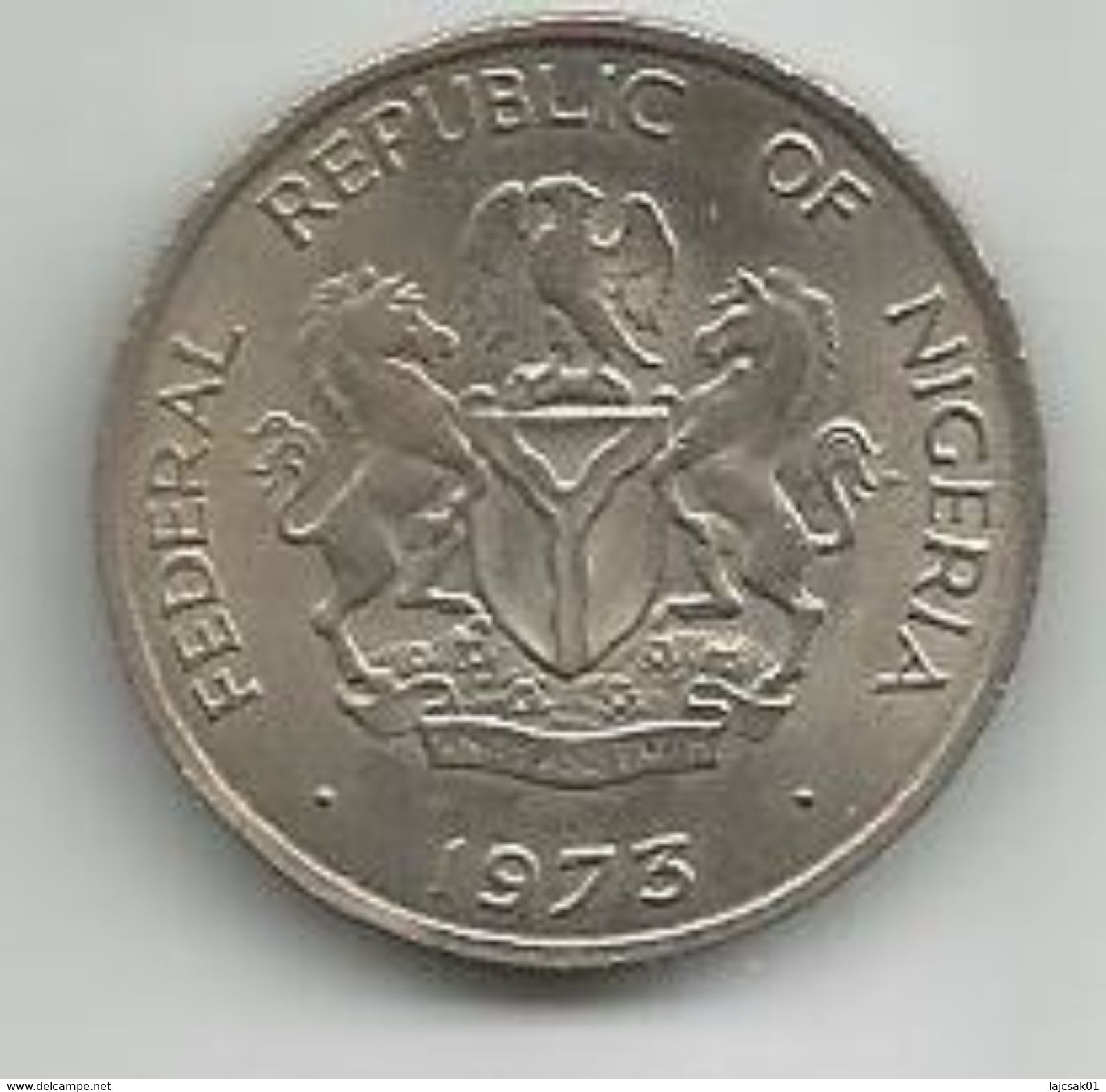 Nigeria 10 Kobo 1973. KM#10.1 - Nigeria