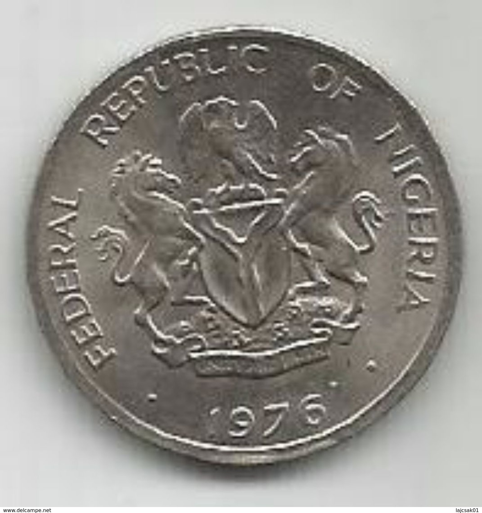 Nigeria 10 Kobo 1976. KM#10.1 - Nigeria