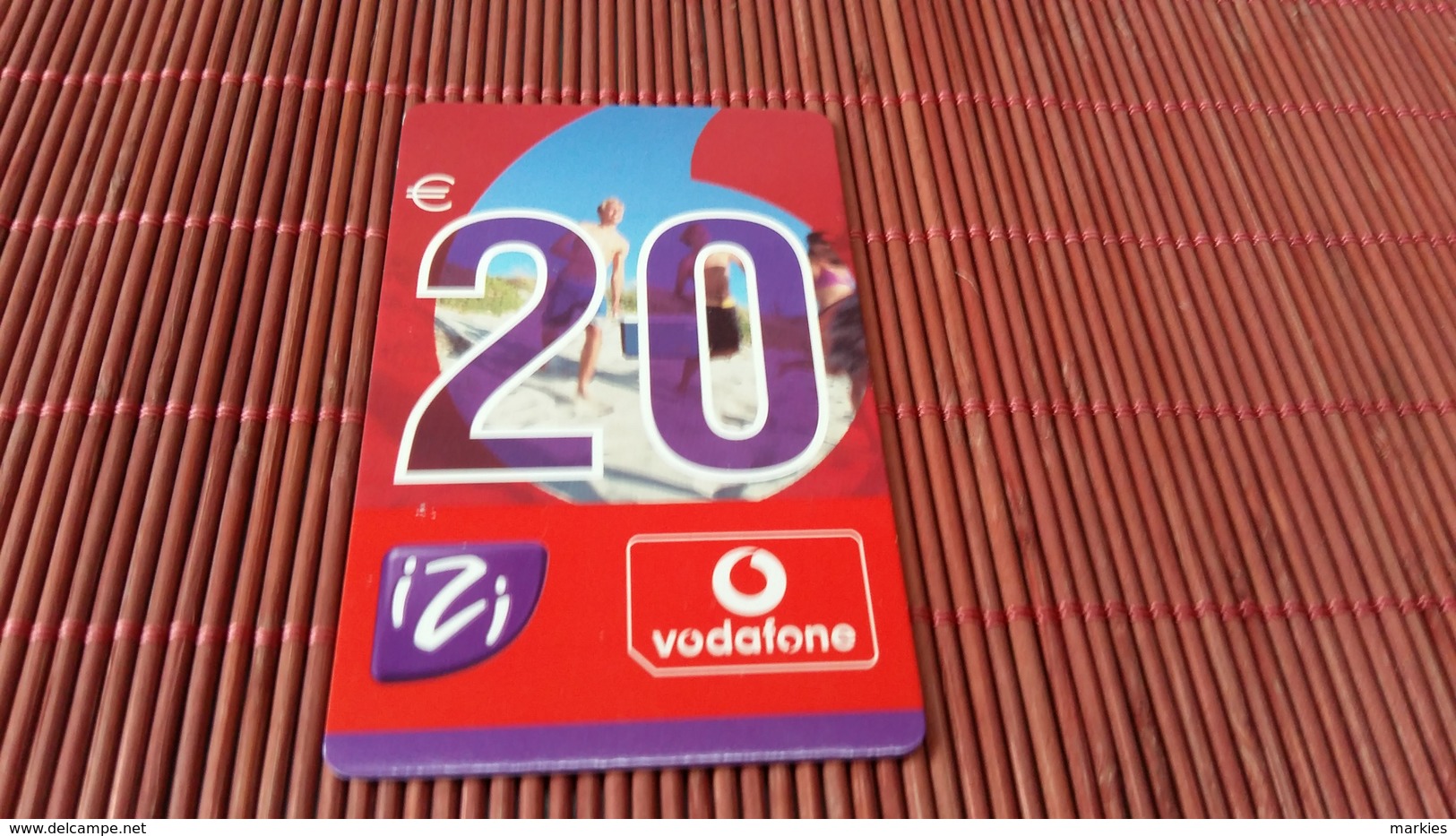 Prepaidcard Netherlands Vodafone  20 Euro Used - Cartes GSM, Prépayées Et Recharges