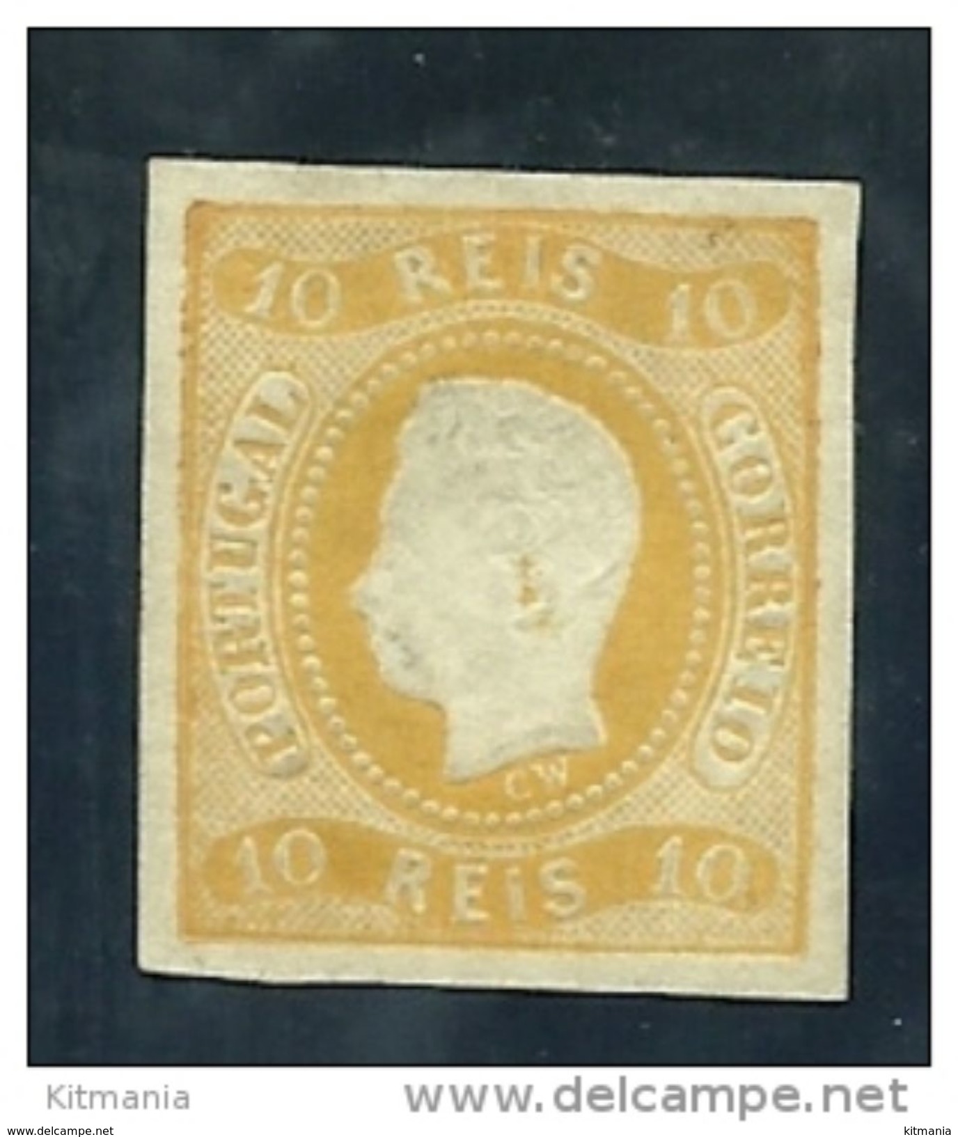 Portugal #20 D.Luis 10r Mint Hinged - L3380 - Neufs