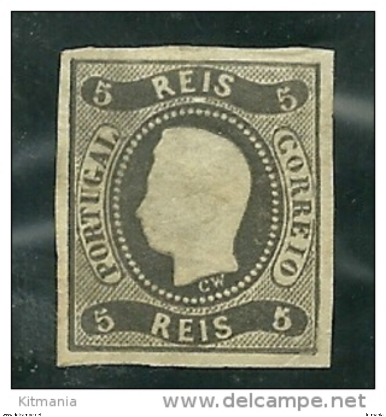 Portugal #19 D.Luis 5r Mint Hinged - L3381 - Unused Stamps