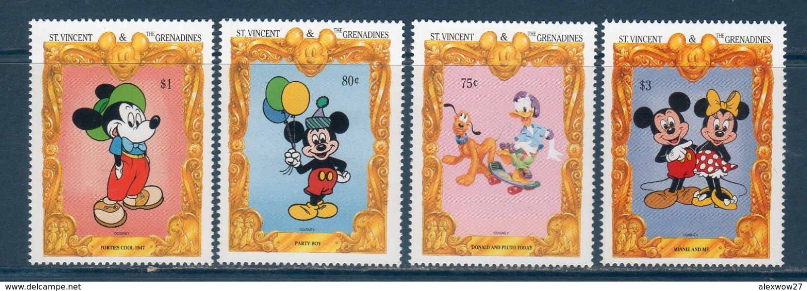 St.Vincent E Grenadines 1994 -- 65° Ann. Di Mickey (Yvert 2145/48) --**MNH / VF - St.Vincent E Grenadine