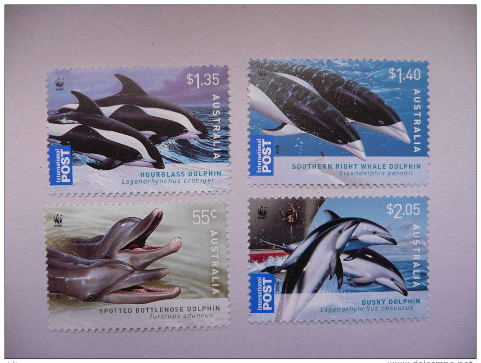 WWF Australia Australie Australien 2009 Dolphins Dolphin Delphin Dauphin 2009 4v Mnh - Unused Stamps