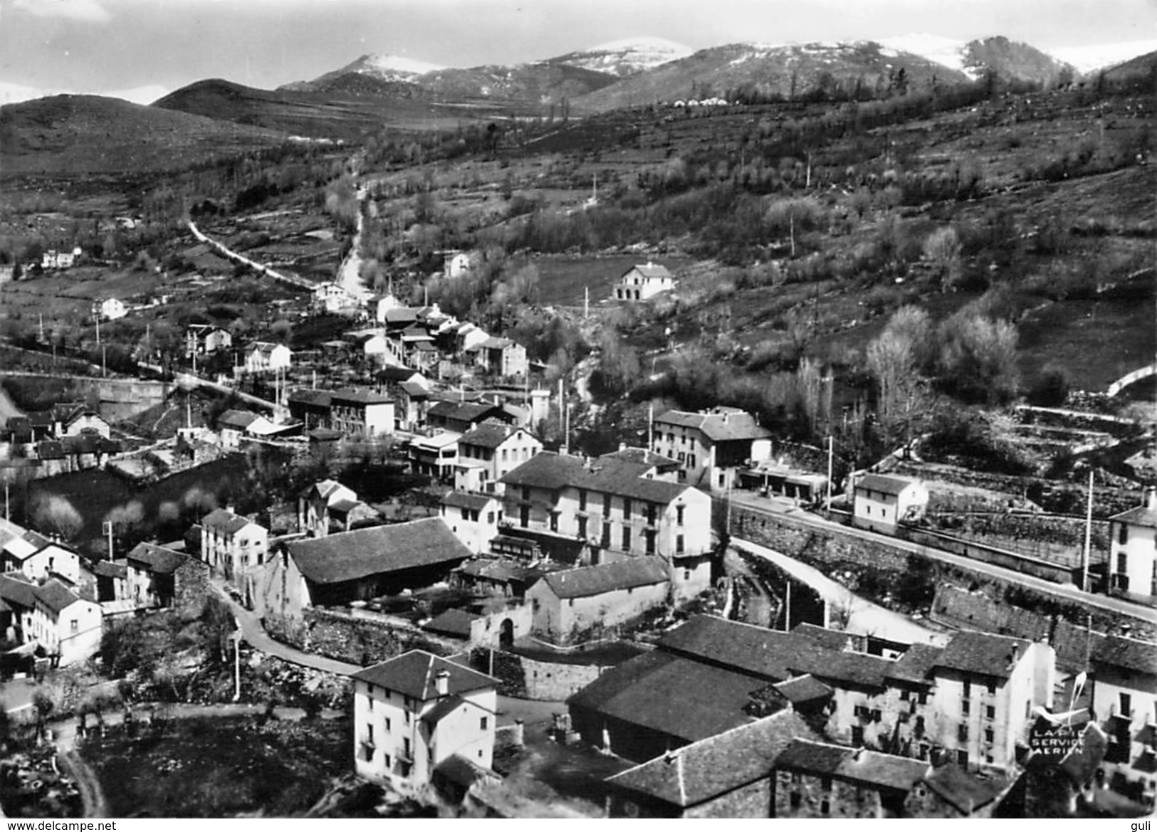 66] Pyrénées Orientales En Avion Au Dessus De ..ENVEITG- Vue Générale (Près De Saillagousse) LAPIE N°1*PRIX FIXE - Autres & Non Classés