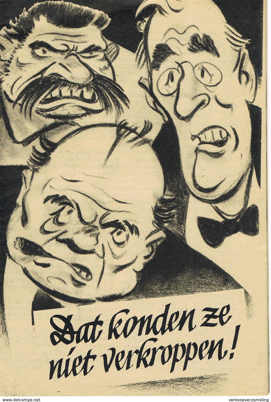 Dit Konden Ze Niet Verkroppen 30 Ble Propagande Nazisme - 1939-45