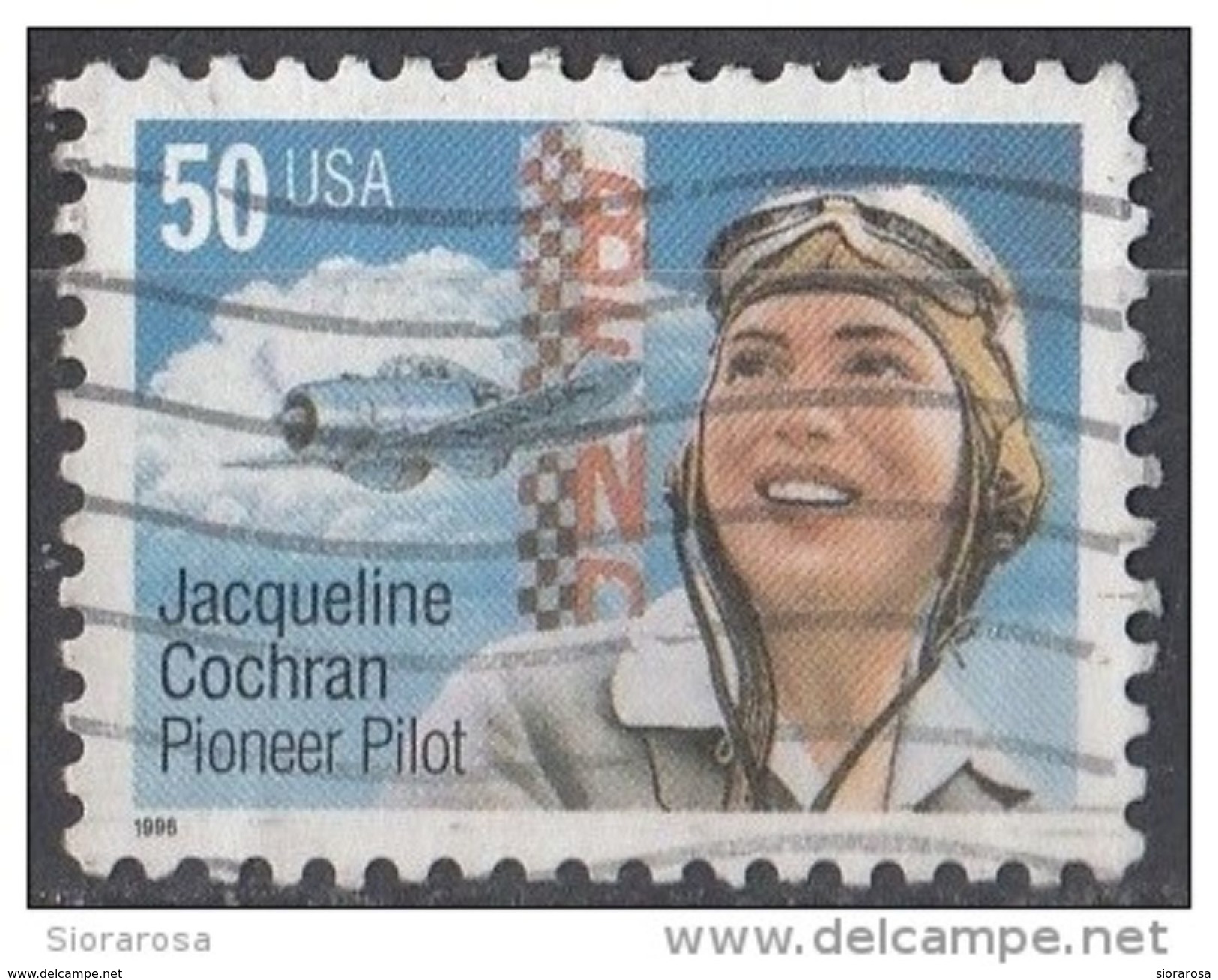 3066 Stati Uniti 1996  Donne Celebri Jacqueline Cochran Pioniera Del Volo Femminile USA - Aerei
