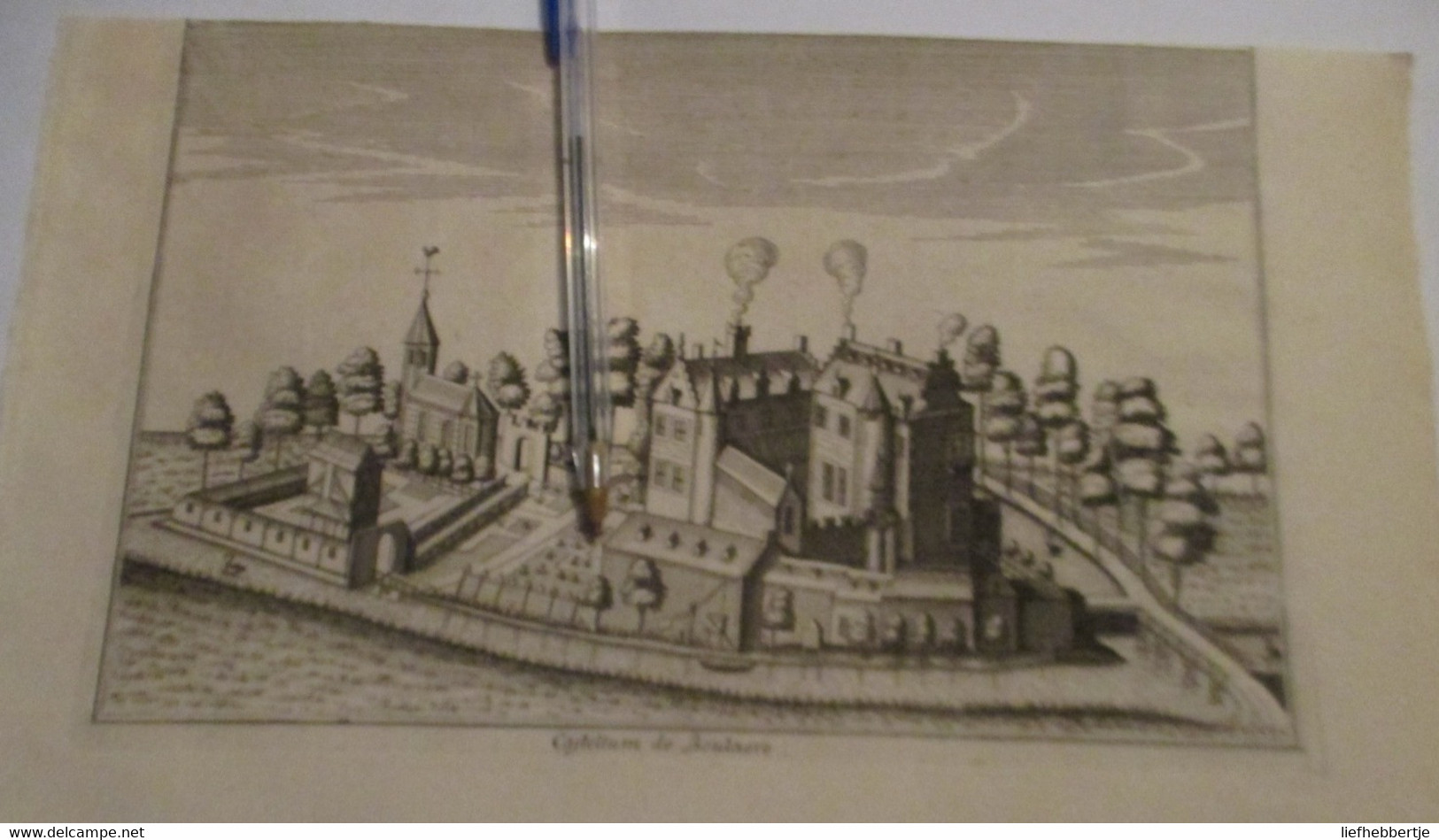 Kasteel Van Boelare   - Kaart Uit Sanderus 1735 - Cartes Topographiques