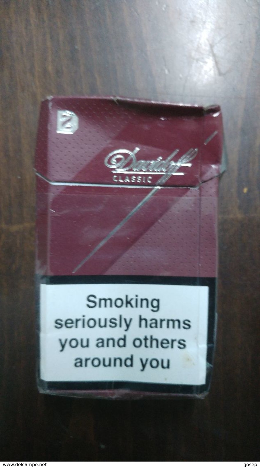 Germany-box Empty Cigarette-davidoff Classic-(2) - Empty Cigarettes Boxes