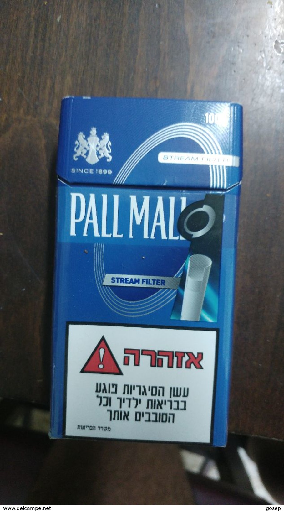 Israel-box Empty Cigarette-time Pall Mall-(c)-(12) - Empty Cigarettes Boxes