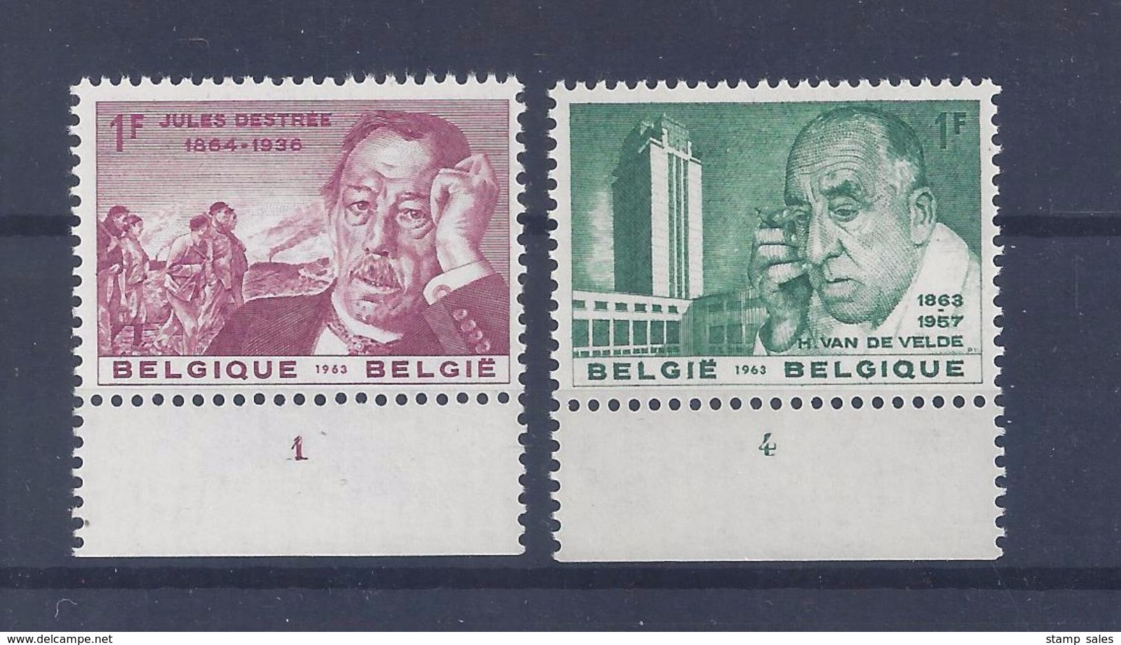 N°1269/1270 (pltn°) MNH ** POSTFRIS ZONDER SCHARNIER SUPERBE - 1961-1970