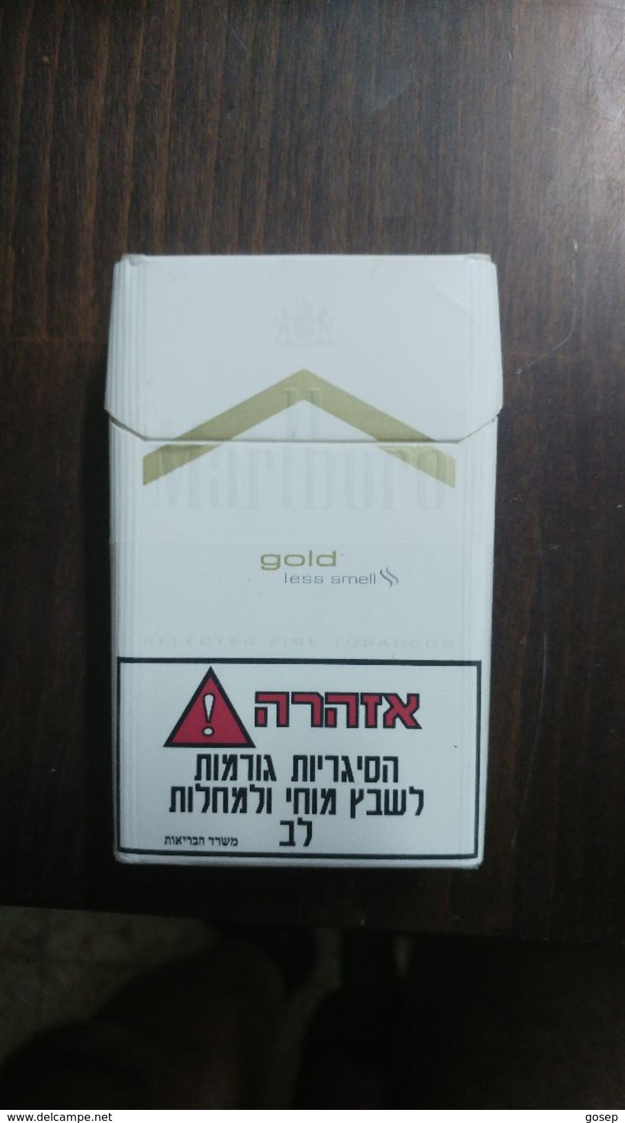 Boxes Israel-box Empty Cigarette-l.m Blue Label-gold Less Smell-(19) - Estuches Para Cigarrillos (vacios)